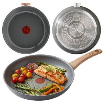 Tefal Renew Duża Patelnia Do Smażenia Tradycyjna Ceramiczna Indukcja 30 CM
