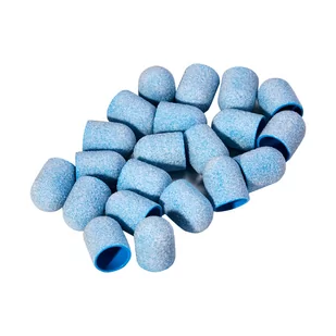 Exo blue med kapturek ścierny 13mm /80 20szt Med Cap - Frezarki do paznokci - miniaturka - grafika 1