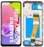 Części serwisowe do telefonów - WYŚWIETLACZ EKRAN LCD DO SAMSUNG GALAXY A03S 160mm RAMKA SM-A037F - miniaturka - grafika 1