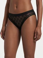 Majtki damskie - HUGO Figi klasyczne 50557231 Czarny - miniaturka - grafika 1