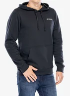 Bluzy sportowe męskie - Bluza z kapturem Columbia Trek Graphic Hoodie - black/button badge - miniaturka - grafika 1