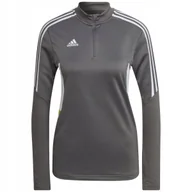 Bluzy damskie - Bluza damska adidas Condivo 22 Training szara HD2308 XS - miniaturka - grafika 1