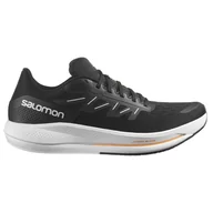 Buty sportowe męskie - Męskie Buty do biegania SALOMON SPECTUR BLACK/WHITE/BLAZING ORANGE L41589600 – Czarny - miniaturka - grafika 1