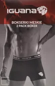 Majtki męskie - Bokserki męskie majtki BAWEŁNA IGUANA 2 sztuki rozmiar XL - miniaturka - grafika 1