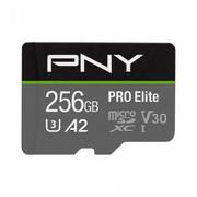 Karty pamięci - PNY Karta pamięci MicroSDXC 256GB P-SDU256V32100PRO-GE - miniaturka - grafika 1