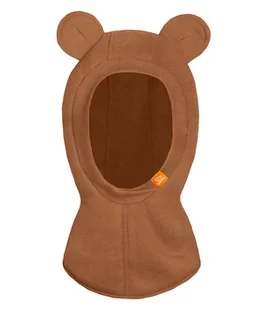 Kominiarka MISIOGRZEJKA - brązowa - Czapki dla dzieci - miniaturka - grafika 1