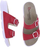 Kapcie damskie - Berkemann Damskie kapcie Lucinda, czerwony, 40 EU - miniaturka - grafika 1