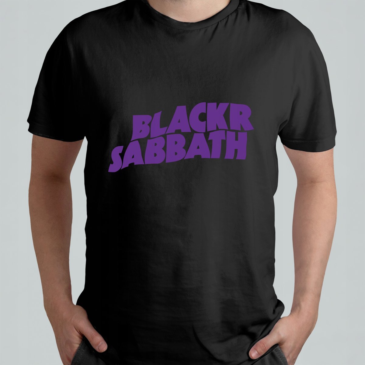 Koszulka Z Nadrukiem T-shirt Black Sabbath Zespół Napis r. L #2