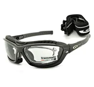Okulary sportowe - Fotochromowe okulary sportowe przeciwsłoneczne GOGGLE T421-1R Korekcja + Pasek + Gąbka - miniaturka - grafika 1