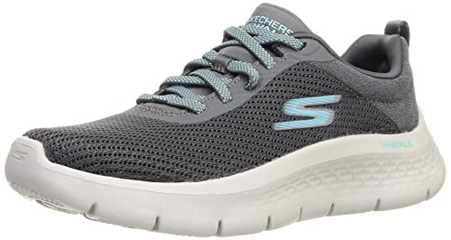 Skechers Damskie trampki wsuwane bez użycia rąk Go Walk Flex-Relish, Grafitowy, 35 EU Larga