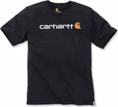 Koszulki męskie - Carhartt Koszulka Carhartt Core Logo T-Shirt Black - miniaturka - grafika 1