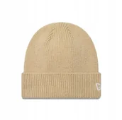 Czapki damskie - Czapka zimowa New Era Wool Stone beanie beżowy - miniaturka - grafika 1
