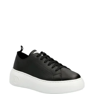 Armani Exchange Skórzane trampki - Trampki damskie - miniaturka - grafika 1