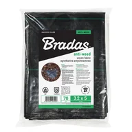 Agrowłókniny - Bradas Agrotkanina antychwastowa PP czarna UV 70 g/m² 0,8 x 5 m - miniaturka - grafika 1