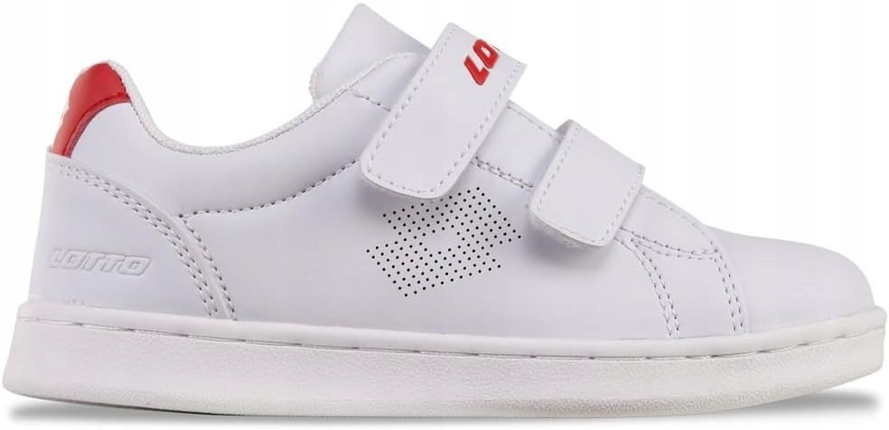 LOTTO BUTY SPORTOWE BIAŁE NA RZEPY DZIECIĘCE NISKIE 32 1JRG