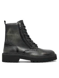Pepe Jeans Trapery Durham Rub PMS50253 Czarny - Botki męskie - miniaturka - grafika 1