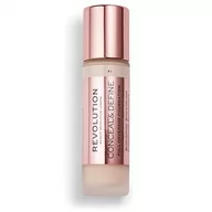 Podkłady do twarzy - Makeup Revolution Conceal & Define podkład kryjący odcień F1 23 ml - miniaturka - grafika 1