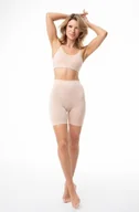Majtki damskie - Bermudy Bamboo Shorts Beige (Rozmiar XL) - miniaturka - grafika 1