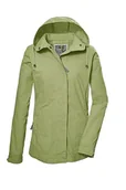 Kurtki damskie - G.I.G.A. DX Damska kurtka/kurtka przejściowa z kapturem GS 17 WMN JCKT GOTS, wiosenna zieleń, 40, 42661-000 - miniaturka - grafika 1