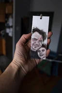 Zakładki do książek - PortreTulki -Personalizowana zakładka do książki z malowanym portretem x2 - miniaturka - grafika 1