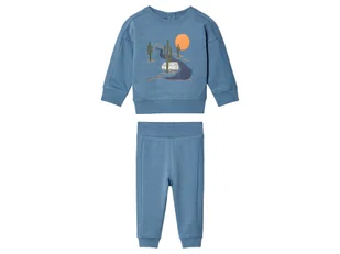 lupilu® Dres niemowlęcy z bawełny organicznej (62-68, Niebieski) - Komplety dla niemowląt - miniaturka - grafika 1