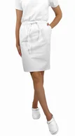 Odzież medyczna - Spódnica medyczna kosmetyczna biała CLINIC II S - miniaturka - grafika 1