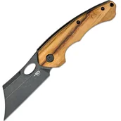 Scyzoryki - Bestech SKIRMISH 154CM, Czarny stonewash, Drewno oliwne BL06C - miniaturka - grafika 1