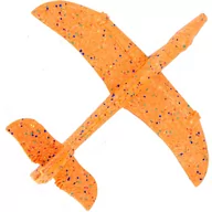 Samoloty i helikoptery - LATAWIEC ZABAWKA DLA DZIECI SAMOLOT STYROPIAN RZUTKA PTAK SZYBOWIEC ORANGE - miniaturka - grafika 1