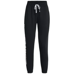 Damskie spodnie dresowe Under Armour Rival Terry Graphic Jogr Rozmiar: M / Kolor: czarny - Spodnie sportowe damskie - miniaturka - grafika 1