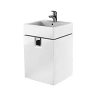 Szafki łazienkowe - Koło Szafka pod umywalkę 50 cm biały połysk Twins 89495-000 (89495000) - miniaturka - grafika 1