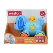 Zabawki interaktywne dla dzieci - Smily Zwierzaki Naciśnij i Jedź Pies GXP-711681 - miniaturka - grafika 1