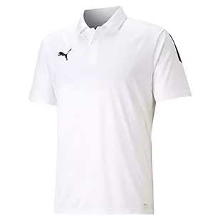 Puma Męska koszulka polo Teamliga Sideline White Black XXL 657257 - Koszulki męskie - miniaturka - grafika 1