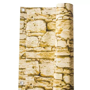 Mata balkonowa, 0,9 x 5 m, kamień jasny - Parawany - miniaturka - grafika 1