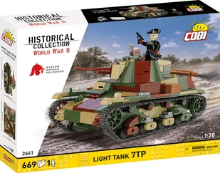 Cobi Historical Collection Wwii, Light Tank 7 Tp, 669 el.,Cobi-2661 - Klocki - miniaturka - grafika 1