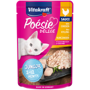 Mokra karma dla kotów - Vitakraft Poésie Deli Sauce Junior kurczak 85g - miniaturka - grafika 1