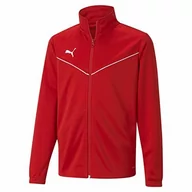 Bluzy dla chłopców - Puma Bluza chłopięca Teamrise Training Poly Jacket czerwony Red White 152 657393 - miniaturka - grafika 1