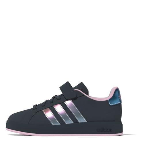 adidas Buty dziecięce Grand Court 2.0 El C, uniseks, Aurora Ink opalizujący przezroczysty różowy, 29 EU