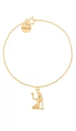 Bransoletki - Pozłacana bransoletka ze znakiem zodiaku Panna - miniaturka - grafika 1