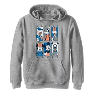 Bluzy dla chłopców - Disney Chłopięca bluza z kapturem Six Up Muted, Sportowa wrzosowa, M - miniaturka - grafika 1
