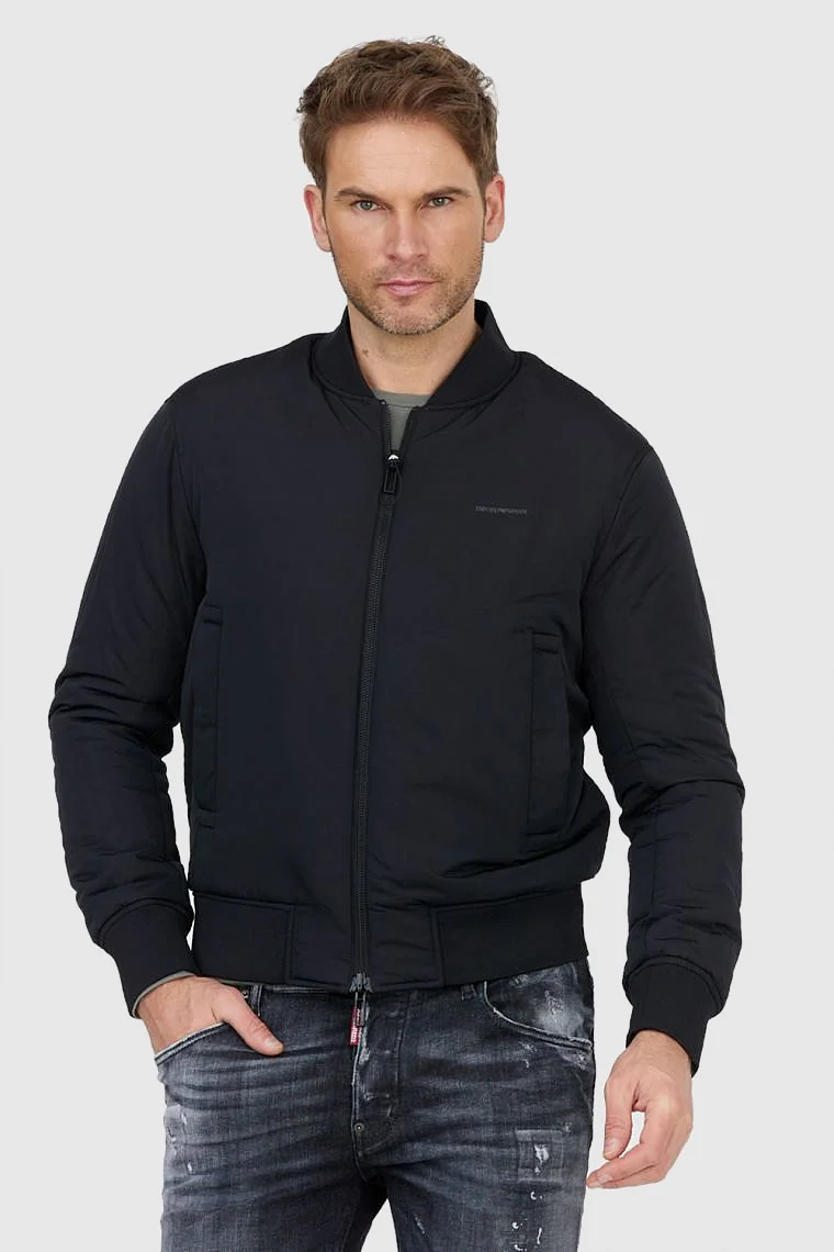 EMPORIO ARMANI Dwustronna kurtka męska w logo 46