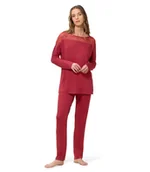 Bielizna nocna - Piżama damska Amourette PK LSL 01 X-42 - miniaturka - grafika 1