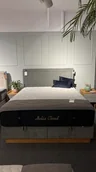 Dom i wnętrze OUTLET - Łóżko kontynentalne 160x200 z pojemnikiem z ekspozycji Salonu Janki - miniaturka - grafika 1