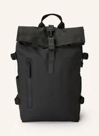 Torby na laptopy - Rains Plecak Rolltop Large Z Przegrodą Na Laptop schwarz - miniaturka - grafika 1
