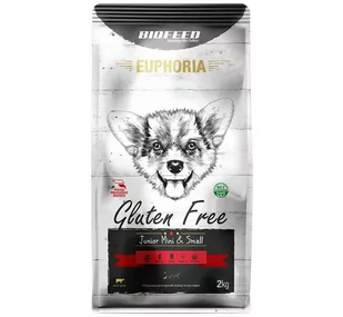 BIOFEED EUPHORIA Karma dla szczeniąt mini i małych ras z Wołowiną 2kg - Sucha karma dla psów - miniaturka - grafika 1
