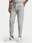 Spodnie sportowe męskie - Polo Ralph Lauren Spodnie dresowe 710888283003 Szary Regular Fit - miniaturka - grafika 1