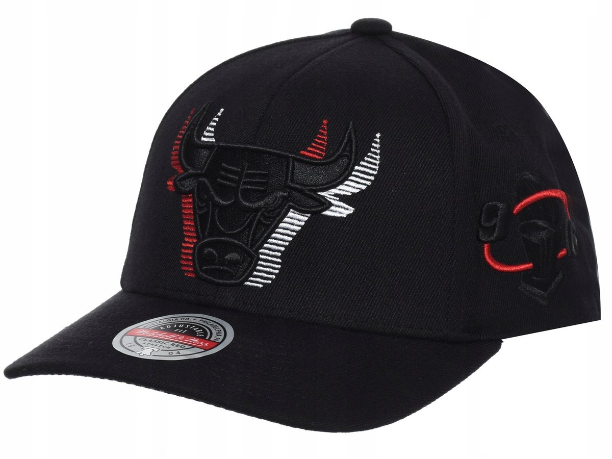 Czapka z daszkiem Mitchell & Ness - CHICAGO BULLS HHSSINTL1093-CBUBLCK