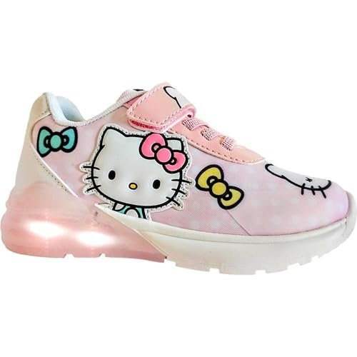 Sportowa podeszwa TPR Światła Hello Kitty dla chłopców i dziewcząt Oficjalne buty dziecięce, wygodne, wytrzymałe - sportowe światła Hello Kitty do codziennego użytku, zajęcia szkolne i rekreacyjne