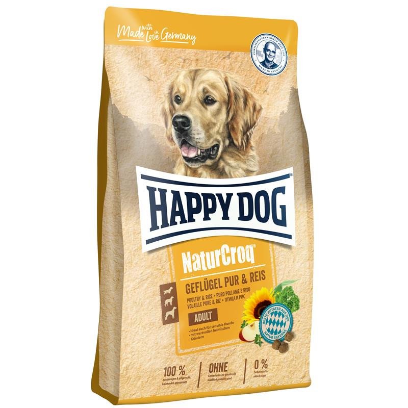 HAPPY DOG NaturCroq Drób i ryż 11kg -