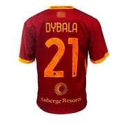 Moda i Uroda OUTLET - 3R SPORT SRL AS Roma Koszulka Wyścig Home Replica 2023/2024 Paulo Dybala - S, Czerwony, S - miniaturka - grafika 1