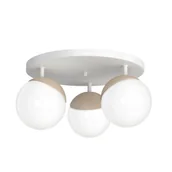 Lampy sufitowe - Milagro Sfera Wood lampa sufitowa 3-punktowa MLP5429 MLP5429 - miniaturka - grafika 1
